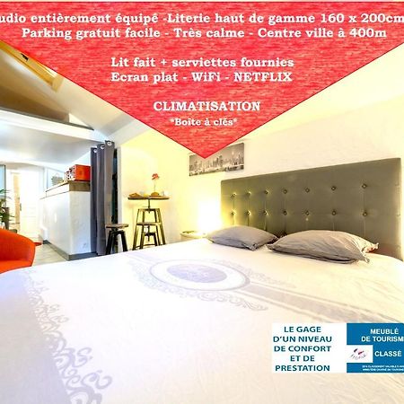 Studio Atypique Et Cosy, Classe "Gite De France" 5Min Centre, 15Min Gare, Lit Queen Size "Climatisation, Netflix Et Wifi, Parking, Lave Vaisselle, Boite A Cles Pour Arrivee Tardive - Gites La Tarine 阿尔贝维尔 外观 照片