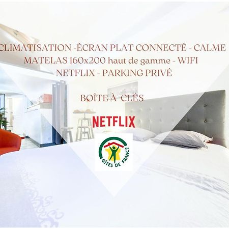 Studio Atypique Et Cosy, Classe "Gite De France" 5Min Centre, 15Min Gare, Lit Queen Size "Climatisation, Netflix Et Wifi, Parking, Lave Vaisselle, Boite A Cles Pour Arrivee Tardive - Gites La Tarine 阿尔贝维尔 外观 照片