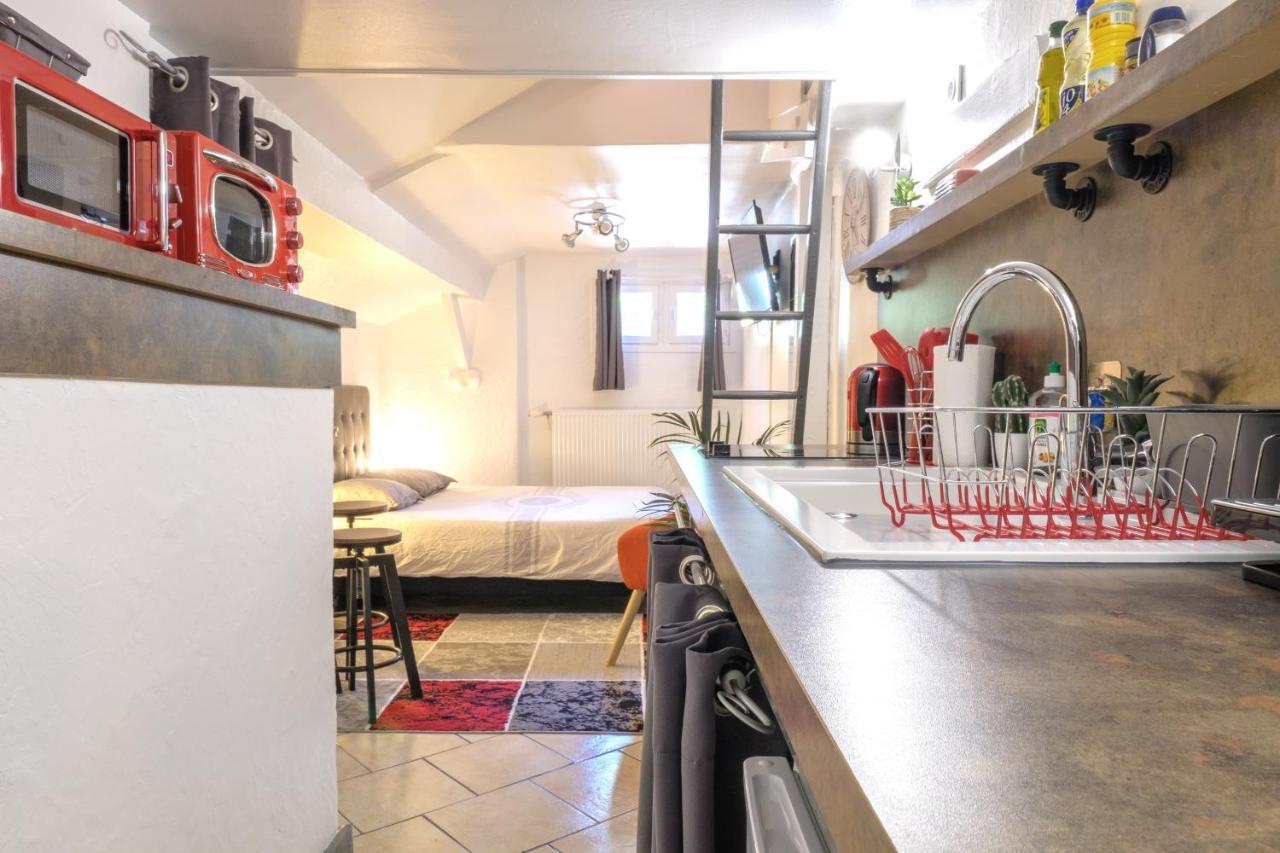 Studio Atypique Et Cosy, Classe "Gite De France" 5Min Centre, 15Min Gare, Lit Queen Size "Climatisation, Netflix Et Wifi, Parking, Lave Vaisselle, Boite A Cles Pour Arrivee Tardive - Gites La Tarine 阿尔贝维尔 外观 照片
