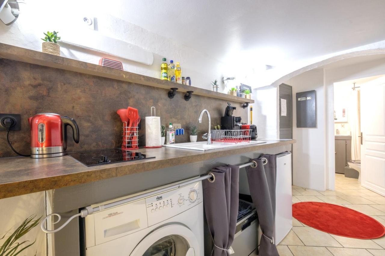 Studio Atypique Et Cosy, Classe "Gite De France" 5Min Centre, 15Min Gare, Lit Queen Size "Climatisation, Netflix Et Wifi, Parking, Lave Vaisselle, Boite A Cles Pour Arrivee Tardive - Gites La Tarine 阿尔贝维尔 外观 照片